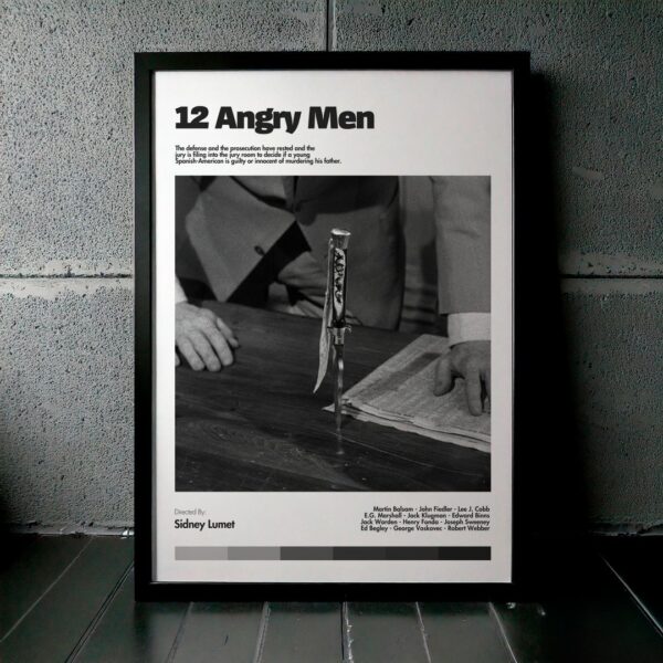 Cuadro 12 Angry Men (12 Hombres en Pugna) Modelo 02