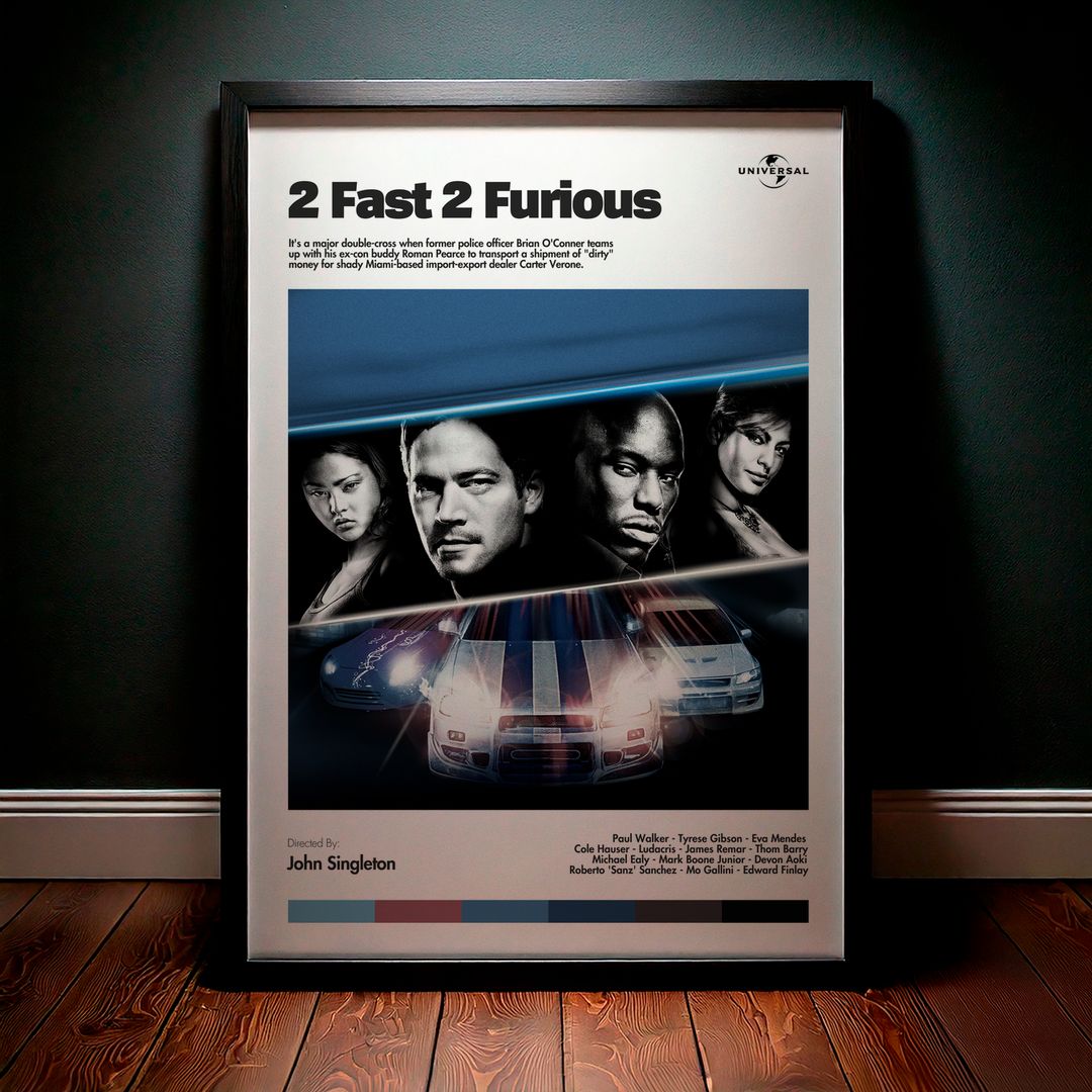 Cuadro 2 Fast 2 Furious (Más rápido, más furioso) Modelo 04