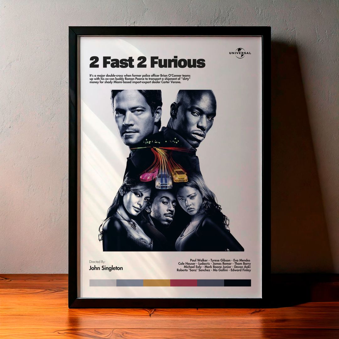 Cuadro 2 Fast 2 Furious (Más rápido, más furioso) Modelo 02
