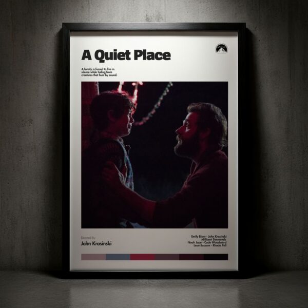 Cuadro A Quiet Place (Un Lugar En Silencio) Modelo 02
