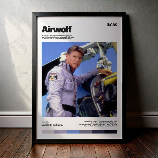 Cuadro Airwolf (Lobo del aire) Modelo 01