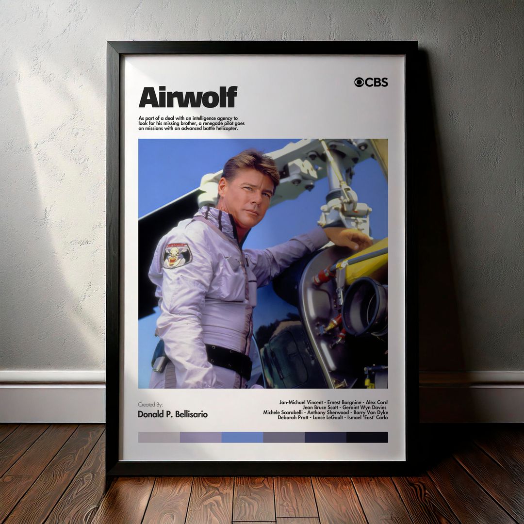 Cuadro Airwolf (Lobo del aire) Modelo 01