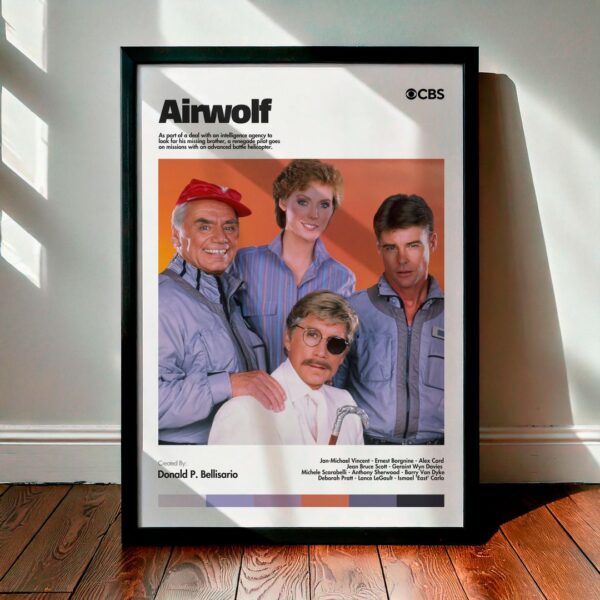 Cuadro Airwolf (Lobo del aire) Modelo 02