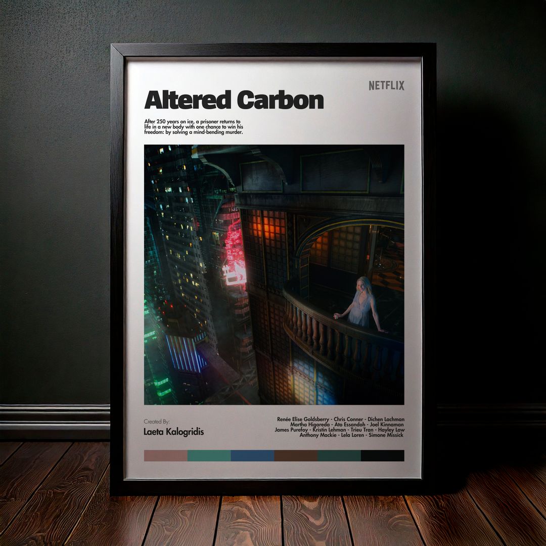Cuadro Altered Carbon (Carbono Alterado) Modelo 04