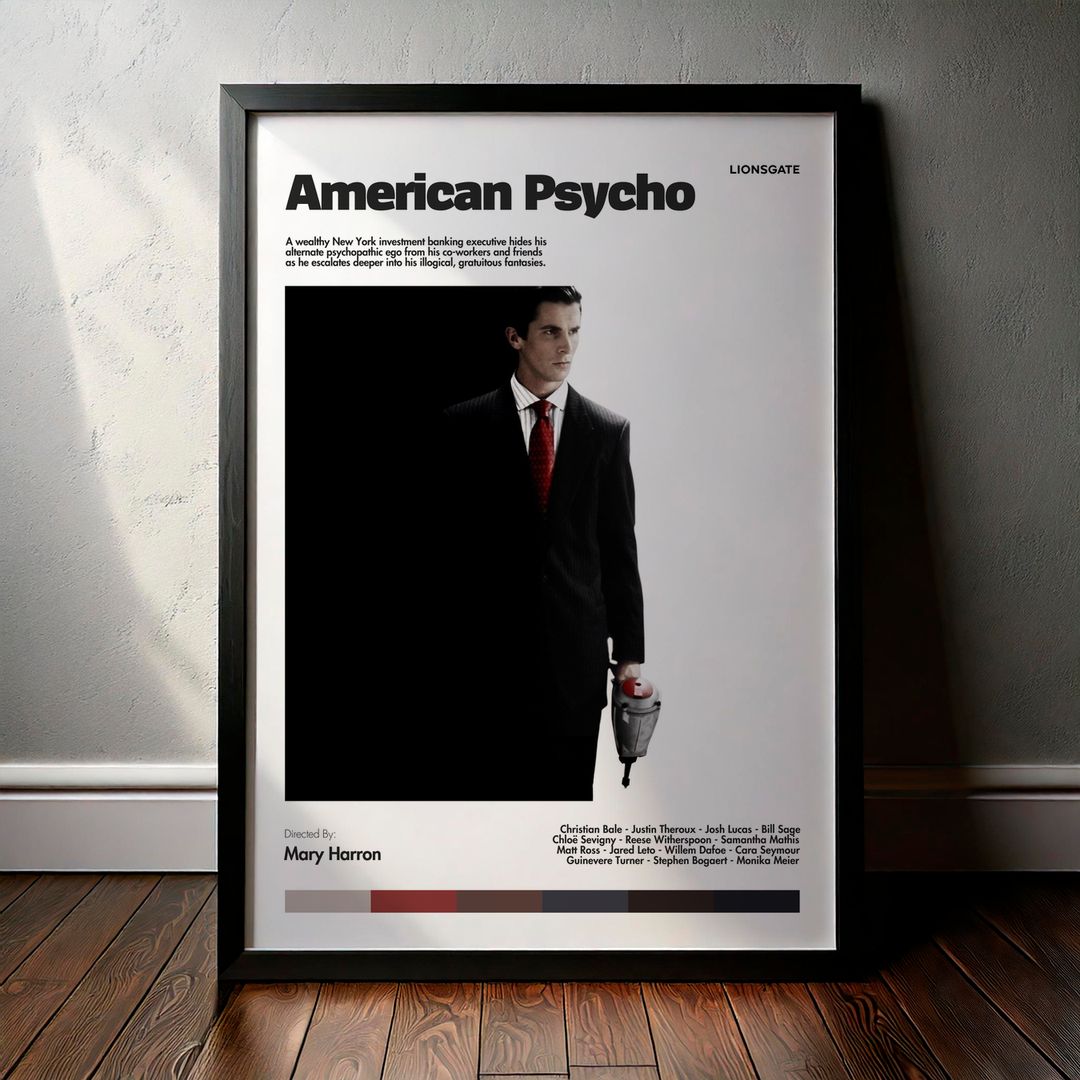 Cuadro American Psycho (Psicópata Americano) Modelo 07
