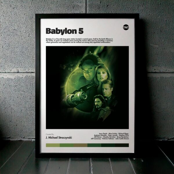 Cuadro Babylon 5 (Babilonia 5) Modelo 01