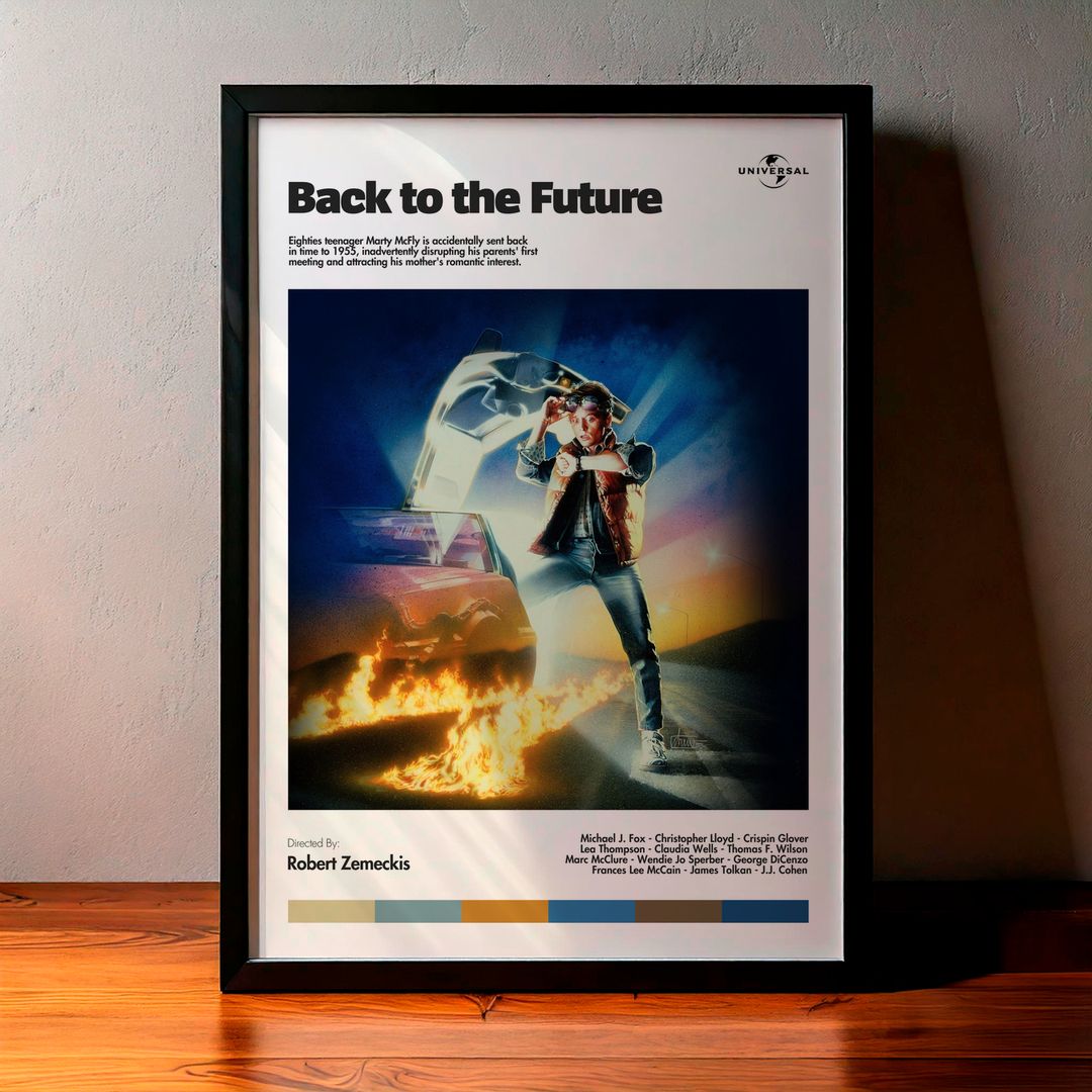 Cuadro Back to the Future (Volver al Futuro) Modelo 01