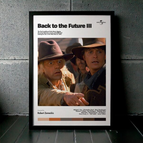 Cuadro Back to the Future Part III (Volver al Futuro 3) Modelo 02