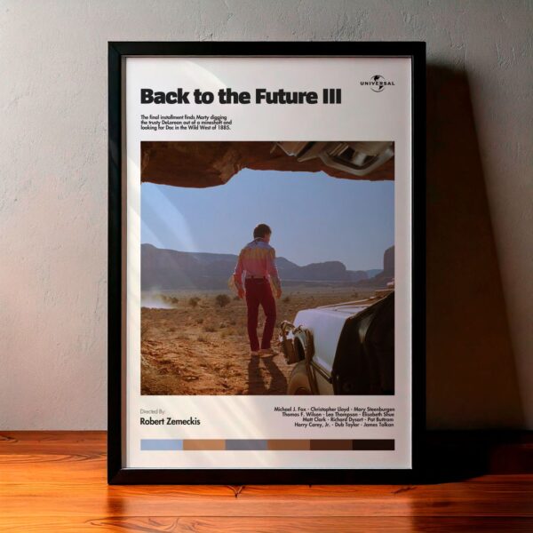 Cuadro Back to the Future Part III (Volver al Futuro 3) Modelo 03