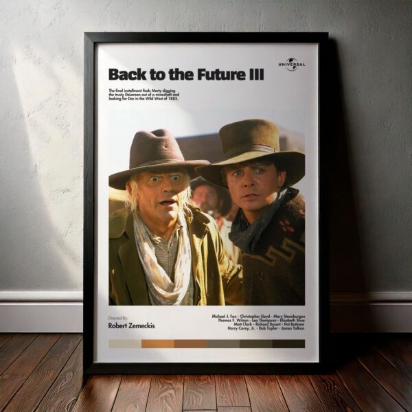 Cuadro Back to the Future Part III (Volver al Futuro 3) Modelo 06