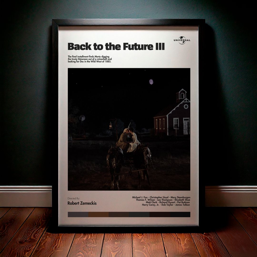 Cuadro Back to the Future Part III (Volver al Futuro 3) Modelo 07