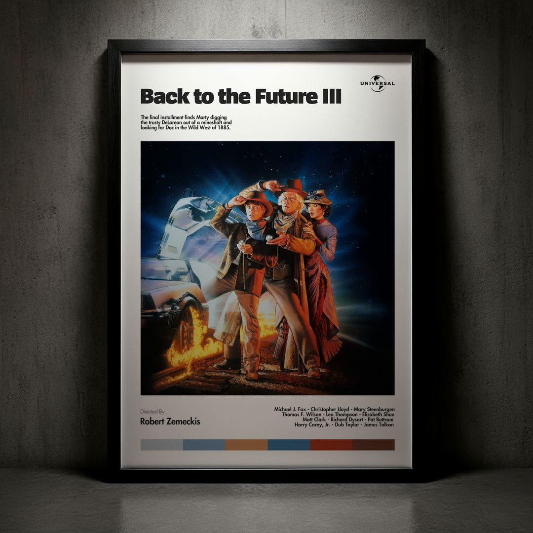 Cuadro Back to the Future Part III (Volver al Futuro 3) Modelo 01