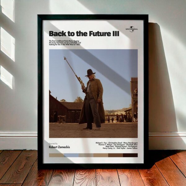 Cuadro Back to the Future Part III (Volver al Futuro 3) Modelo 08