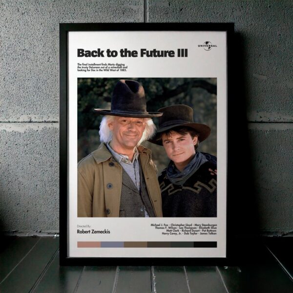 Cuadro Back to the Future Part III (Volver al Futuro 3) Modelo 09