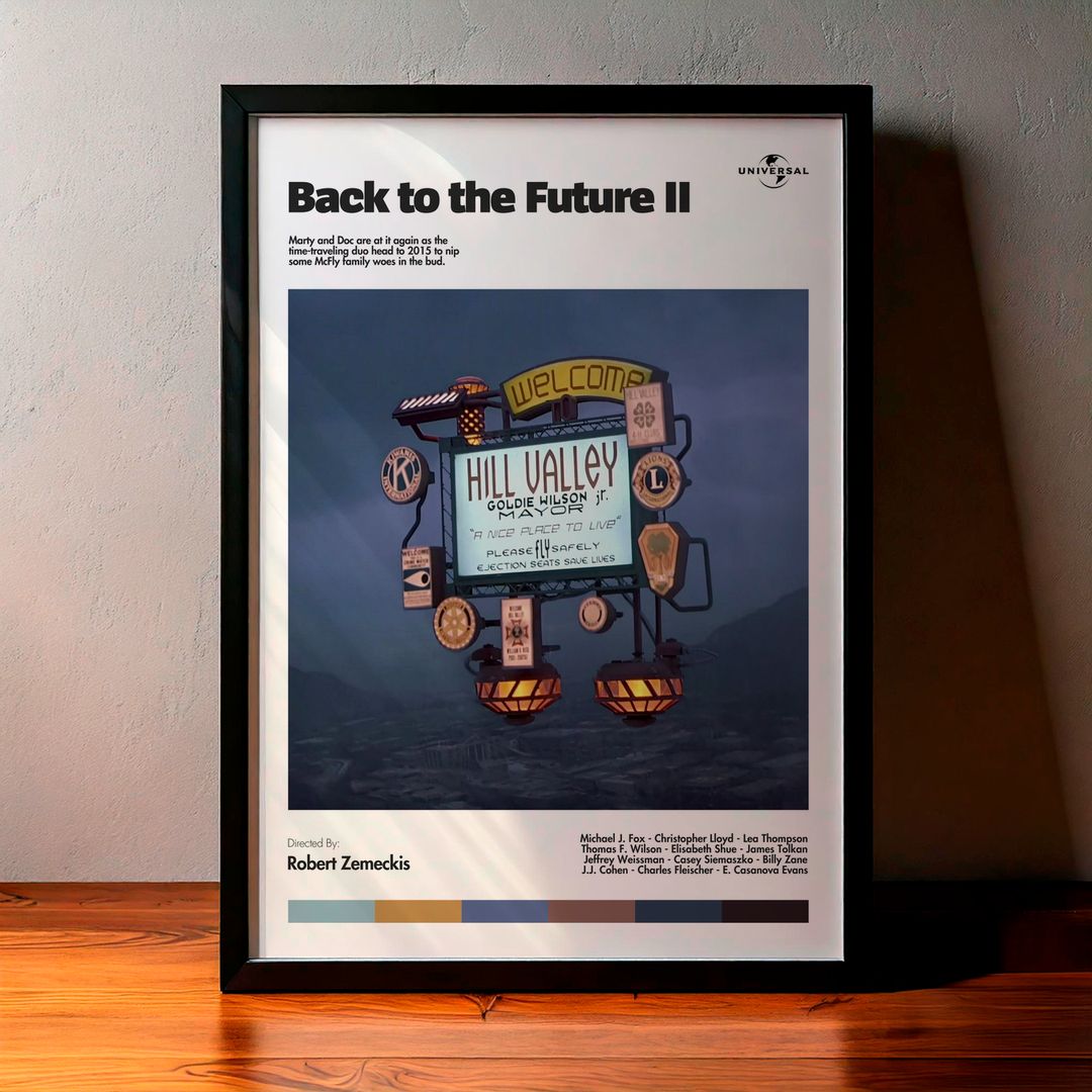 Cuadro Back to the Future Part II (Volver al Futuro 2) Modelo 05