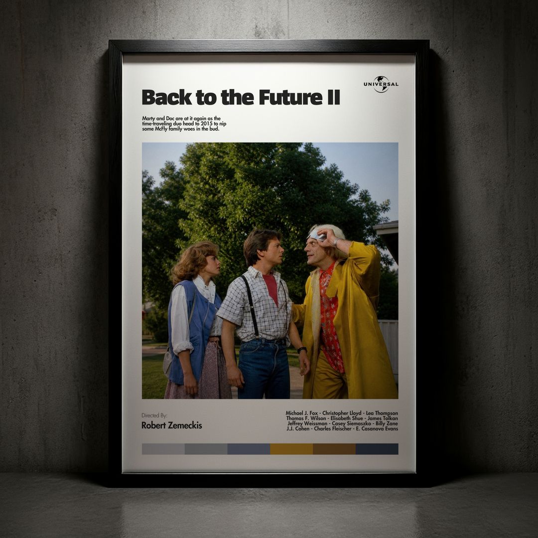 Cuadro Back to the Future Part II (Volver al Futuro 2) Modelo 06