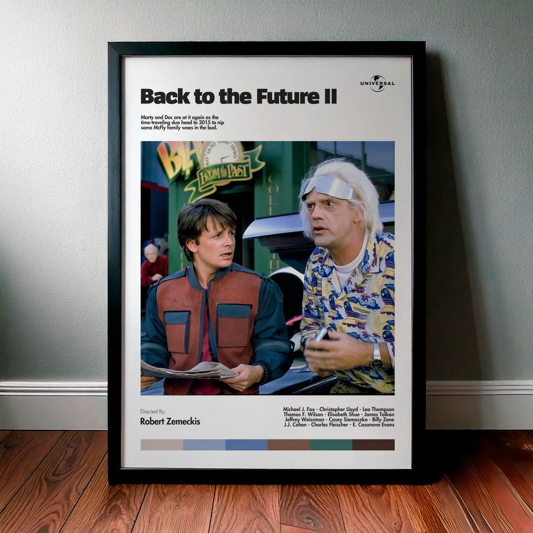 Cuadro Back to the Future Part II (Volver al Futuro 2) Modelo 10