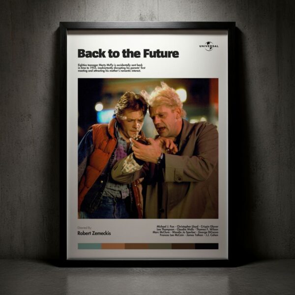 Cuadro Back to the Future (Volver al Futuro) Modelo 10