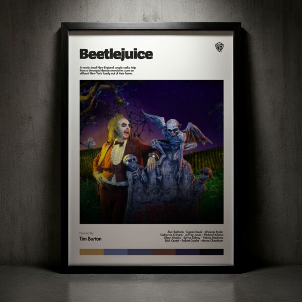 Cuadro Beetlejuice (Beetlejuice, el Superfantasma) Modelo 02