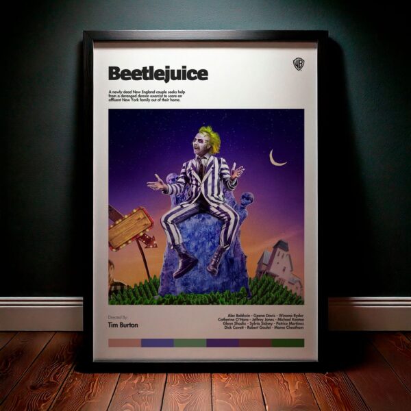 Cuadro Beetlejuice (Beetlejuice, el Superfantasma) Modelo 01