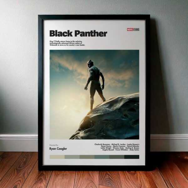 Cuadro Black Panther (Pantera Negra) Modelo 02