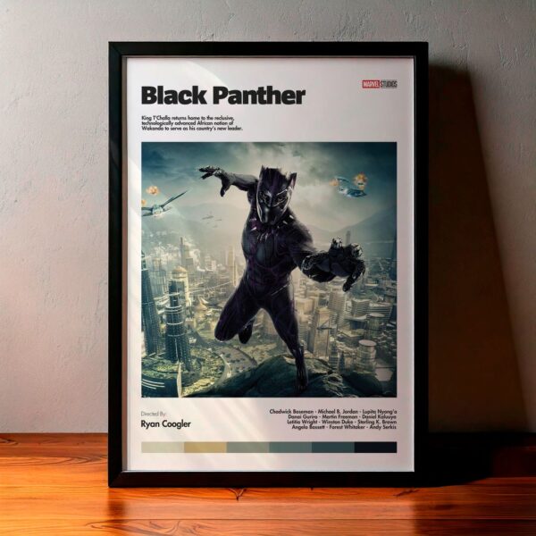 Cuadro Black Panther (Pantera Negra) Modelo 03
