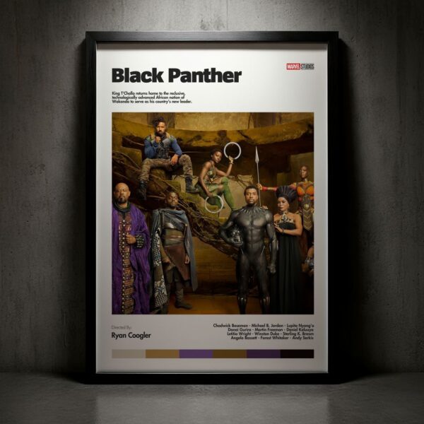 Cuadro Black Panther (Pantera Negra) Modelo 06