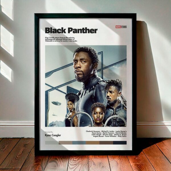 Cuadro Black Panther (Pantera Negra) Modelo 08
