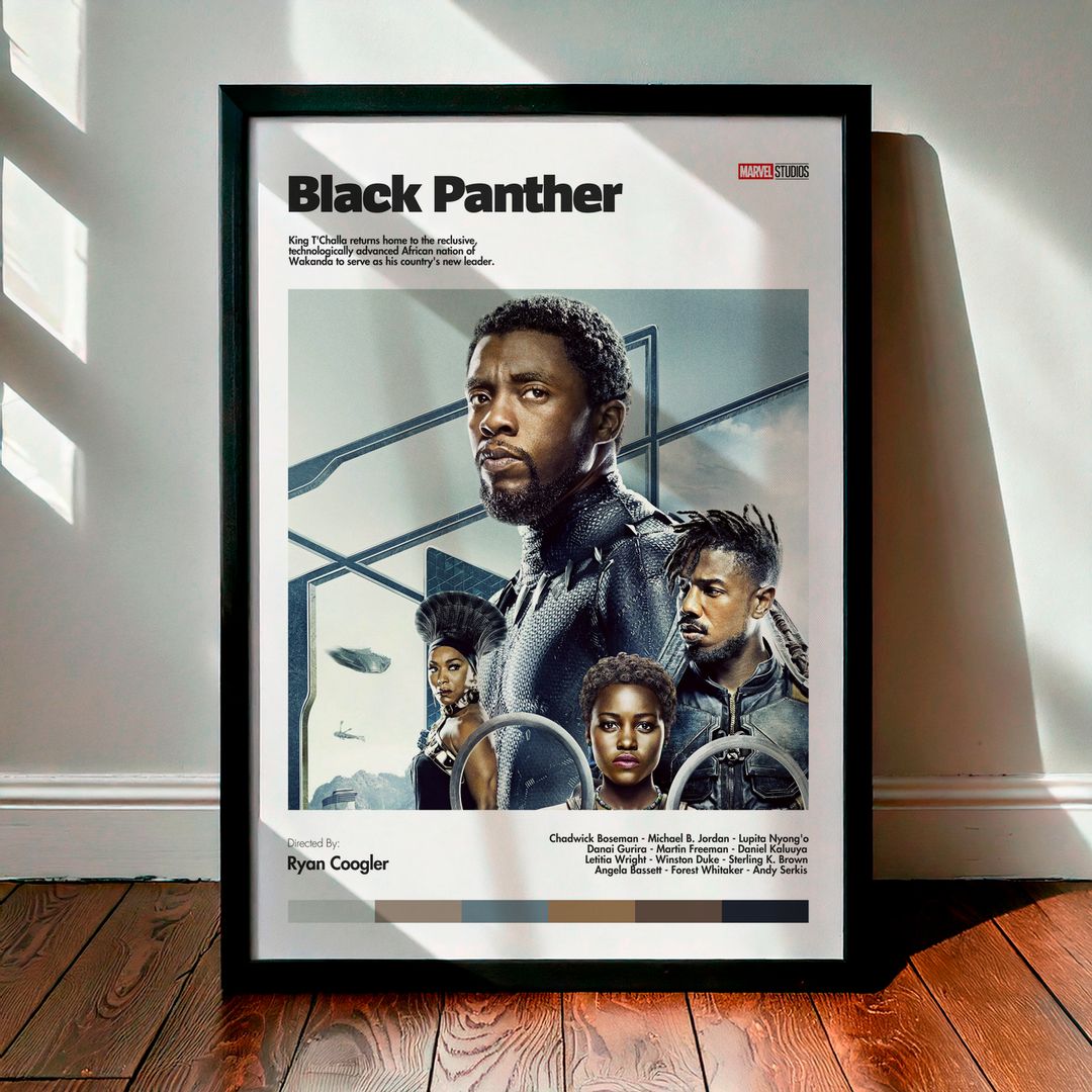 Cuadro Black Panther (Pantera Negra) Modelo 08