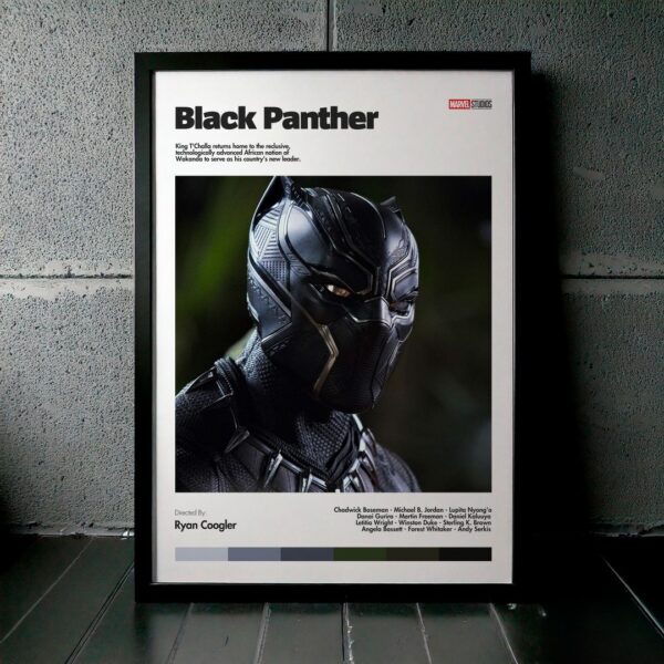 Cuadro Black Panther (Pantera Negra) Modelo 09