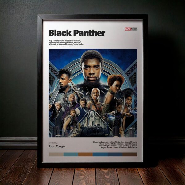 Cuadro Black Panther (Pantera Negra) Modelo 04