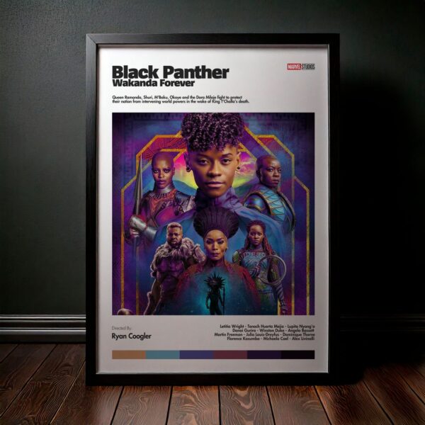 Cuadro Black Panther: Wakanda Forever (Pantera Negra: Wakanda por siempre) Modelo 02