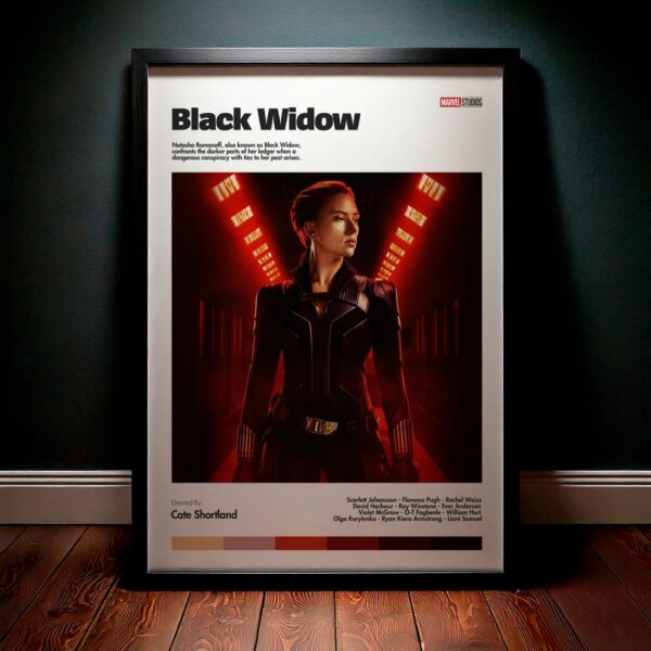 Cuadro Black Widow (Viuda Negra) Modelo 04