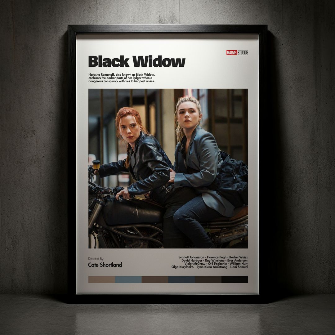 Cuadro Black Widow (Viuda Negra) Modelo 05