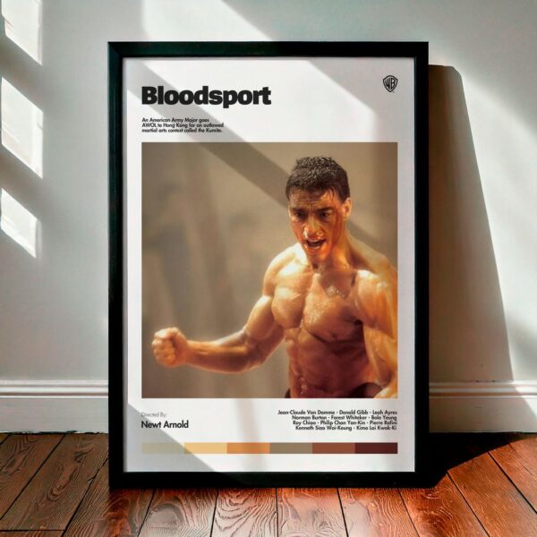 Cuadro Bloodsport (Contacto Sangriento) Modelo 03