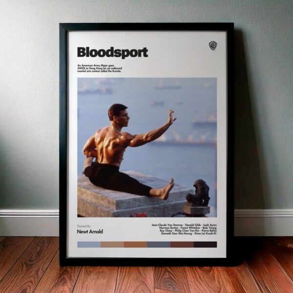 Cuadro Bloodsport (Contacto Sangriento) Modelo 04