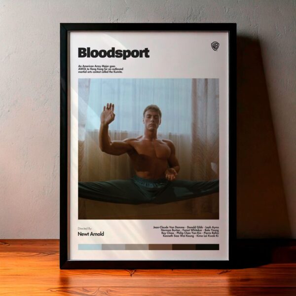 Cuadro Bloodsport (Contacto Sangriento) Modelo 05