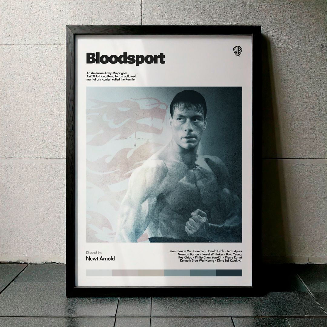 Cuadro Bloodsport (Contacto Sangriento) Modelo 02