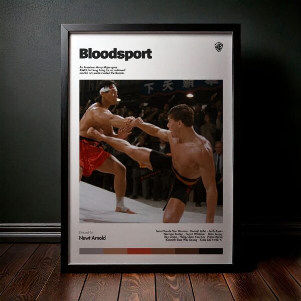Cuadro Bloodsport (Contacto Sangriento) Modelo 01