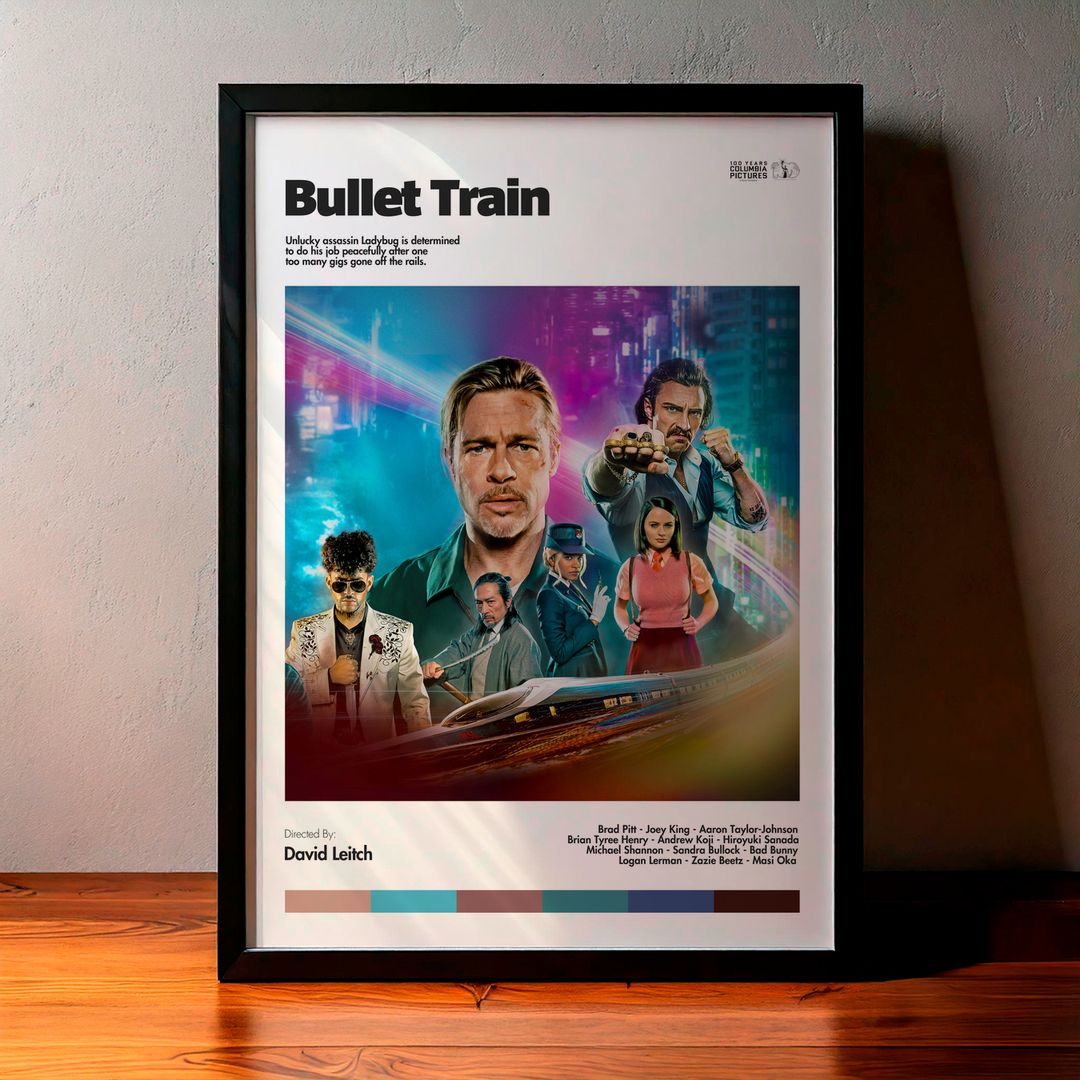 Cuadro Bullet Train (Tren bala) Modelo 01