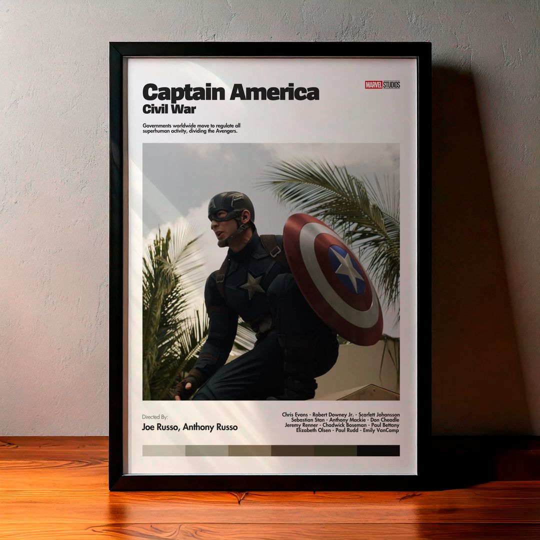 Cuadro Captain America: Civil War (Capitán América: Civil War) Modelo 04
