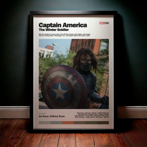 Cuadro Captain America: The Winter Soldier (Capitán América y el Soldado del Invierno) Modelo 04