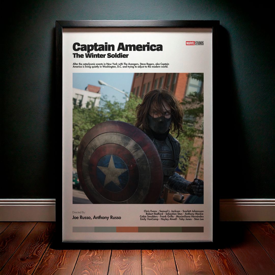 Cuadro Captain America: The Winter Soldier (Capitán América y el Soldado del Invierno) Modelo 04