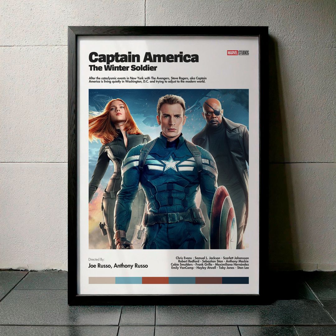 Cuadro Captain America: The Winter Soldier (Capitán América y el Soldado del Invierno) Modelo 05
