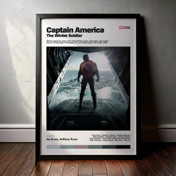 Cuadro Captain America: The Winter Soldier (Capitán América y el Soldado del Invierno) Modelo 02