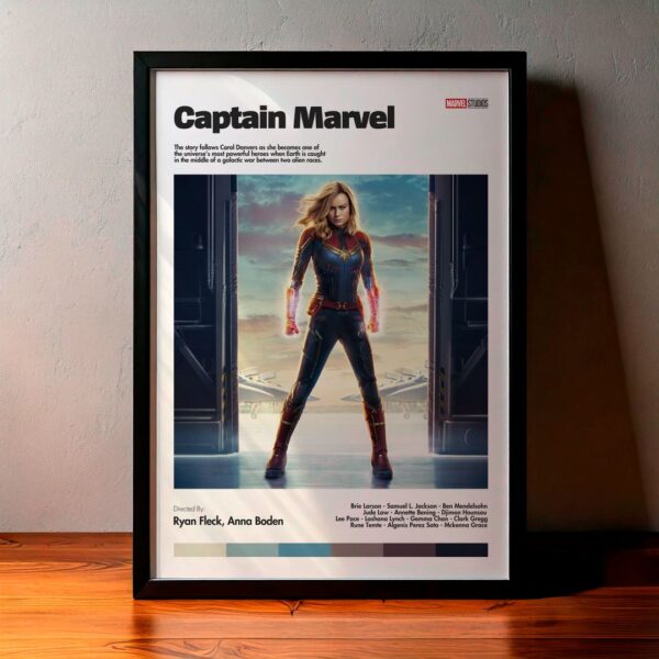Cuadro Captain Marvel (Capitana Marvel) Modelo 03