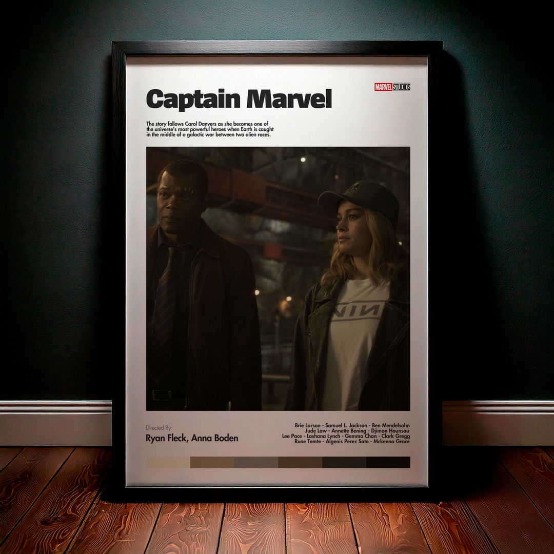 Cuadro Captain Marvel (Capitana Marvel) Modelo 05