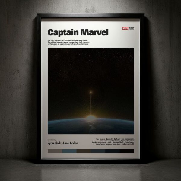 Cuadro Captain Marvel (Capitana Marvel) Modelo 06