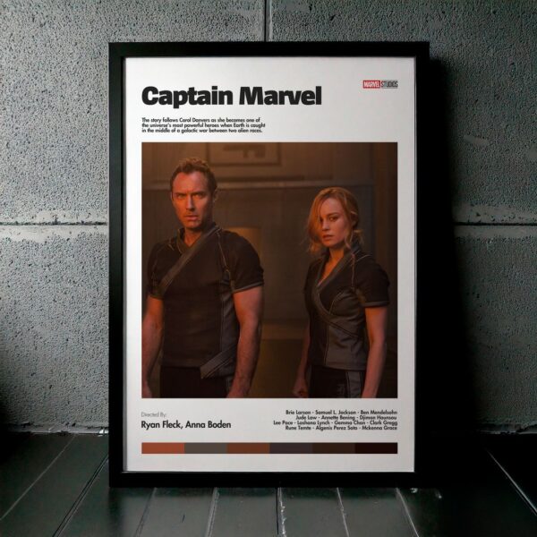 Cuadro Captain Marvel (Capitana Marvel) Modelo 07