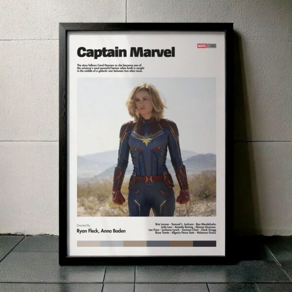 Cuadro Captain Marvel (Capitana Marvel) Modelo 02